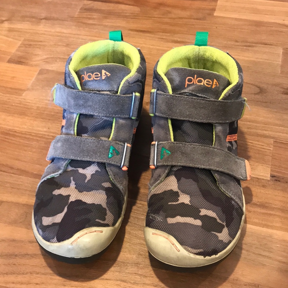 PLAE Max Camouflage Hi-Top Sneakers